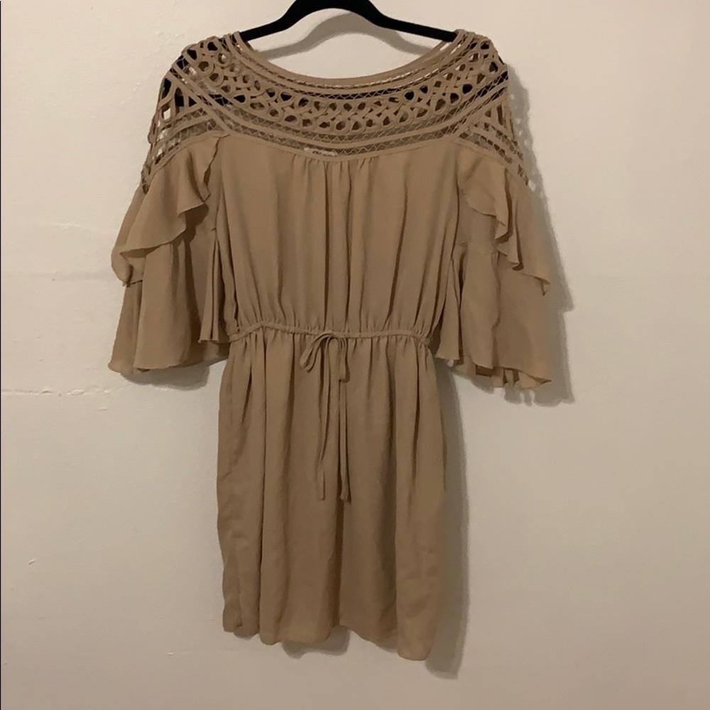 Bell sleeve dress